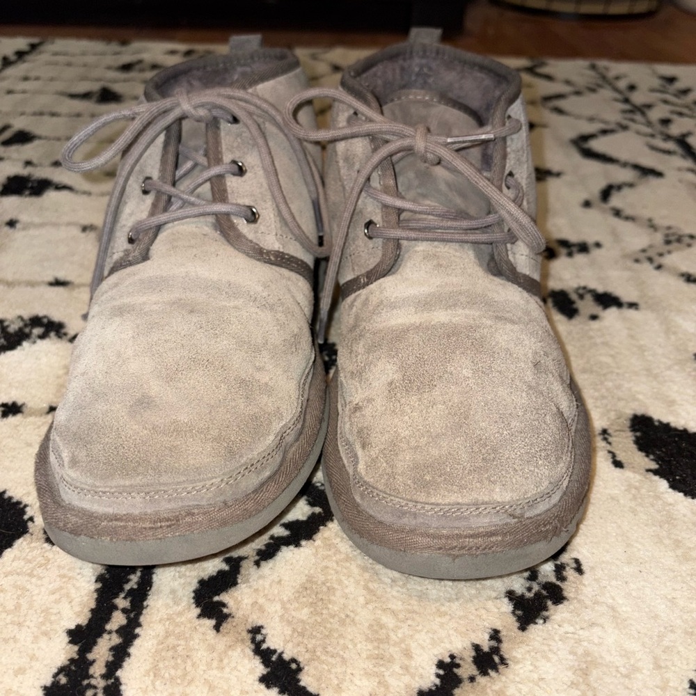 UGG Men's Taupe Suede Chukka Boots
